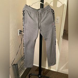 Gray sweatpants